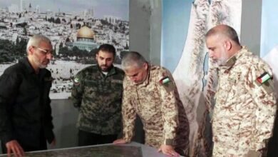 Imagen de la Franja de Gaza después de un ataque israelí