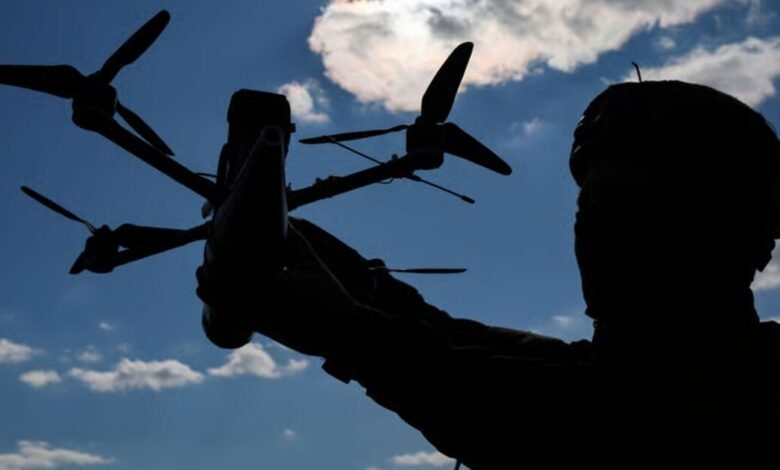 Drones de fibra óptica utilizados en la guerra de Ucrania