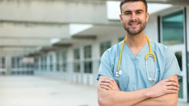 Estudiantes de Enfermería en prácticas en un hospital