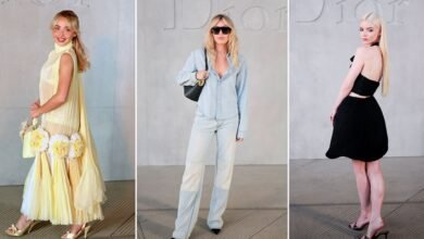 Imágenes de las celebridades en el desfile Dior Cruise 2027