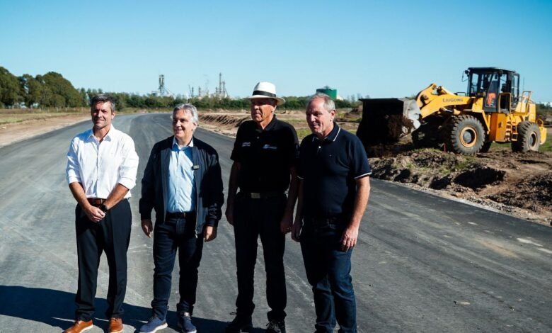 Imagen del Autódromo de Río Cuarto durante la recorrida del gobernador Martín Llaryora
