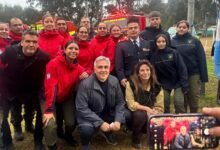 Gobernador Llaryora en el Departamento Santa María