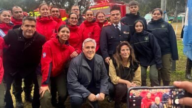 Gobernador Llaryora en el Departamento Santa María