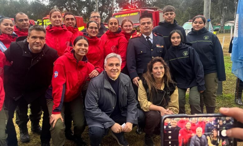 Gobernador Llaryora en el Departamento Santa María