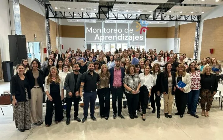 La secretaria de Fortalecimiento Institucional y Educación Superior, Claudia Maine, durante la presentación del Monitoreo de Aprendizajes