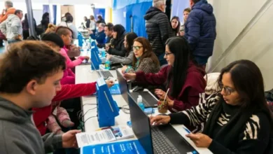 Imagen de la jornada de servicios públicos en Ampliación Ferreyra