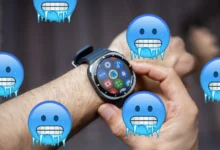 Imagen de un reloj Samsung y un aire acondicionado