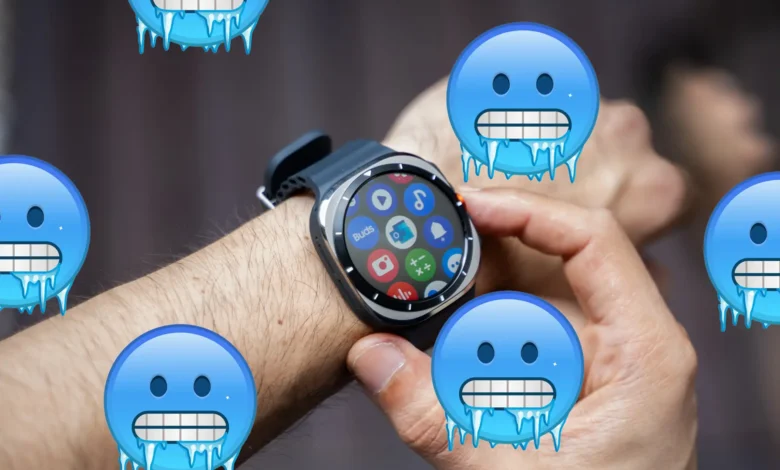 Imagen de un reloj Samsung y un aire acondicionado