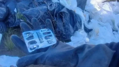 Basura ilegal en Spilimbergo, Córdoba