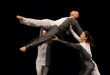 Ana Garat en acción durante una de sus clases de danza contemporánea