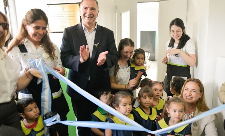 Imágenes de la inauguración de la nueva sala en el CENI "Lucía Vaira de Aimetta" en San Francisco