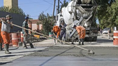Obras viales en el barrio Villa Aspacia, Córdoba