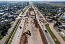 Imagen del altonivel en construcción en Malvinas Argentinas