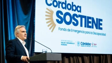 Gobernador Martín Llaryora y secretaria de Salud y Desarrollo Humano, Liliana Montero, anuncian la creación del fondo de emergencia 'Córdoba Sostiene'