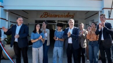 Inauguración del IPEM 385 en Los Reartes