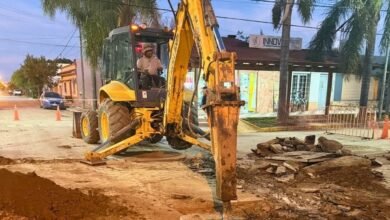 Imagen de la obra del sistema de agua potable en San José de la Dormida