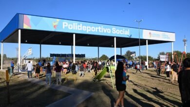 Imagen del nuevo Polideportivo Social en barrio Nuevo Progreso, Córdoba