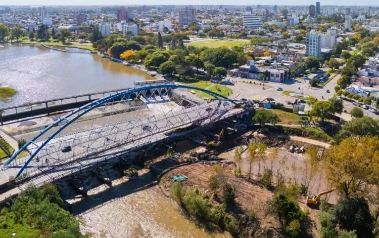 Obras de protección hídrica en el Río Ctalamochita
