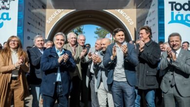 Gobernador Martín Llaryora en la ciudad de San Francisco
