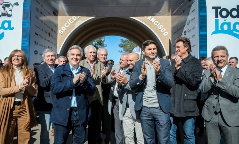 Gobernador Martín Llaryora en la ciudad de San Francisco