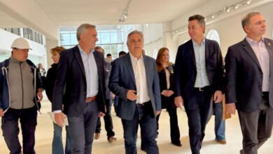 Imagen de la construcción de la Universidad Provincial de Córdoba en Las Varillas