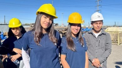 Estudiantes del IPET N° 129 en prácticas con Aguas Cordobesas