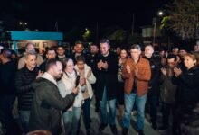 Imagen de la plaza de barrio Obispo Enrique Angelelli después de su renovación