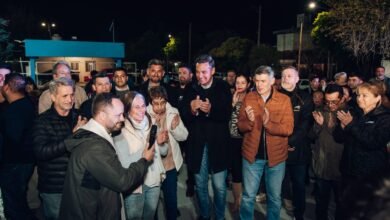 Imagen de la plaza de barrio Obispo Enrique Angelelli después de su renovación