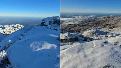 Cerro Champaquí cubierto de nieve