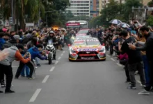 Imagen de la presentación oficial del Turismo Carretera en el Buen Pastor