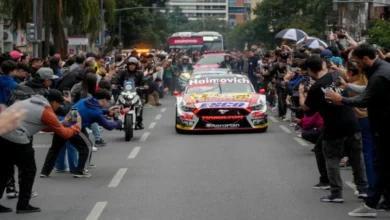 Imagen de la presentación oficial del Turismo Carretera en el Buen Pastor