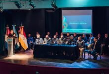 Imagen de la presentación de los nuevos distritos policiales y judiciales en Córdoba