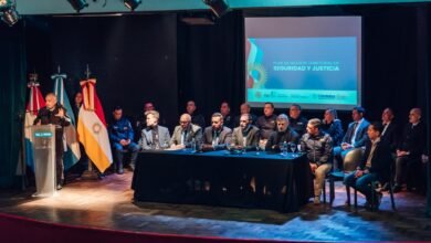 Imagen de la presentación de los nuevos distritos policiales y judiciales en Córdoba
