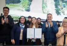 Gobernador Martín Llaryora y la intendenta Natalia Bellón anuncian la creación de la sede anexa de la UPC en La Carlota