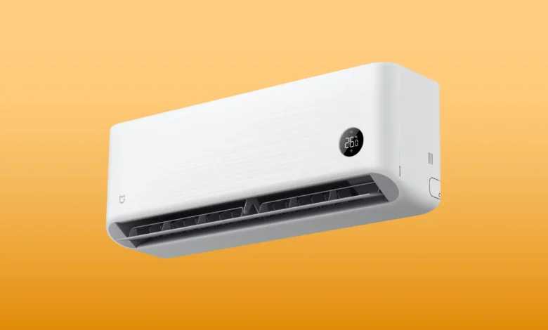 Imagen de un aire acondicionado Mijia Air Conditioner GentleAir de Xiaomi
