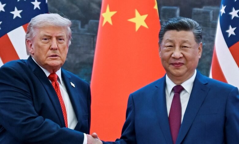 Trump y Xi Jinping en la cumbre de Beijing