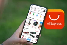 Notificaciones de AliExpress en un móvil