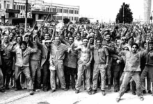 Imagen de una manifestación durante el Cordobazo en 1969