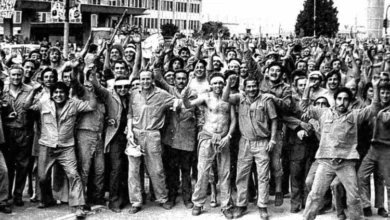 Imagen de una manifestación durante el Cordobazo en 1969