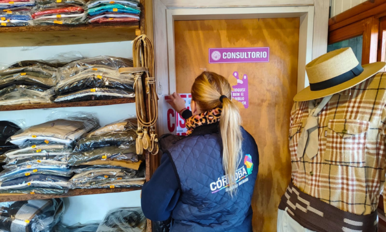 Imagen de un veterinario revisando productos en un comercio