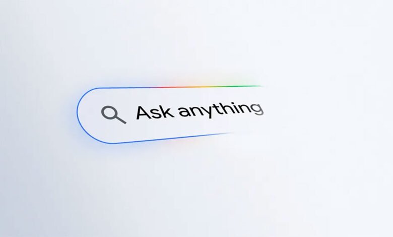 Logo de Google con un fondo de circuitos electrónicos, representando la inteligencia artificial
