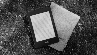 Imagen de un Kindle electrónico