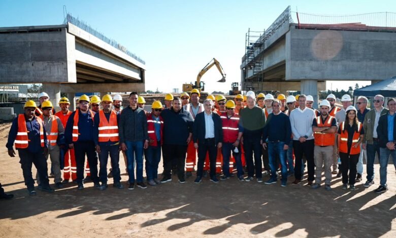 Imagen de la Circunvalación de Río Cuarto en construcción