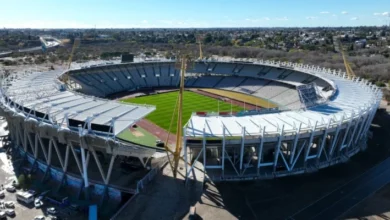 Estadio Mario Alberto Kempes con controles de seguridad