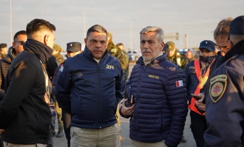 Imagen del operativo de seguridad en el Estadio Mario Alberto Kempes