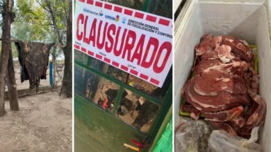 Imagen de un operativo contra el faenamiento clandestino en Hernando