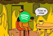 Nuevo icono de Spotify, una bola de discoteca brillante