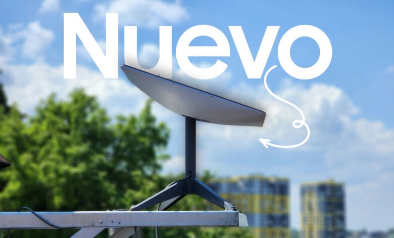 Imagen de la nueva antena de Starlink con batería integrada