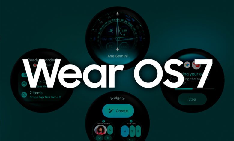 Imagen de Wear OS 7 en acción, mostrando su nuevo diseño y funcionalidades.