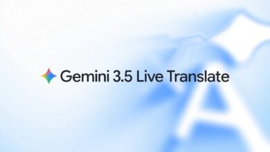 Imagen de una persona utilizando Gemini 3.5 Live Translate en una videollamada